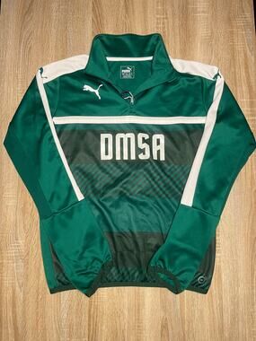 DMSA Puma Green Soccer Jacket Vintage Small